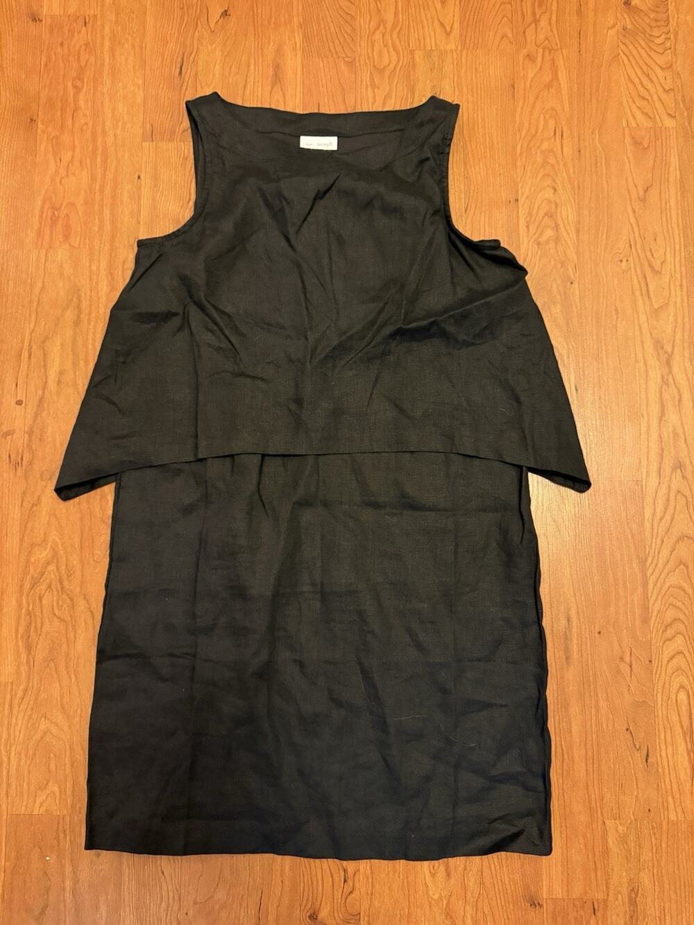 J Jill Dress Womens XSP Pure Jill Linen Maxi Midi Sundress Coastal Layered
